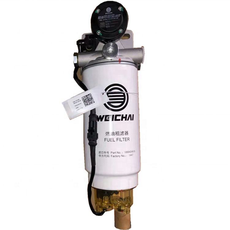 Shacman X3000 H3000 ปั๊มเชื้อเพลิงอิเล็กทรอนิกส์เครื่องทำความร้อนไฟฟ้าชุดกรองน้ำมันเชื้อเพลิง 612600083421